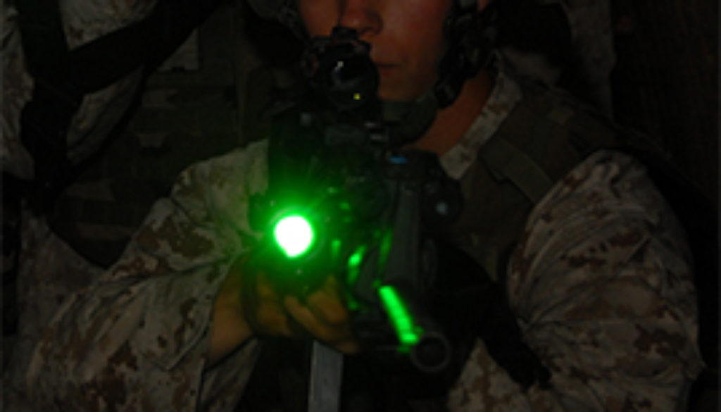 Military Using Green LED